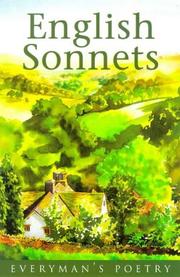 Cover of: English Sonnets