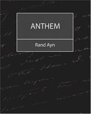 Cover of: Anthem by Ayn Rand, Erin Bateman, Ayn Rand