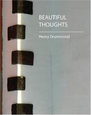 Cover of: Beautiful Thoughts - Drummond