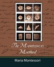 Cover of: Montessori Method - Maria Montessori