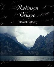 Cover of: Robinson Crusoe by Daniel Defoe