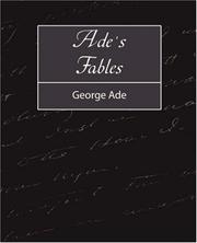 Cover of: Ade's Fables by George Ade, George Ade