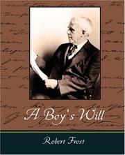 Cover of: A Boy's Will by Robert Frost