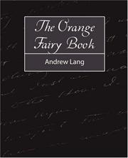 Cover of: The Orange Fairy Book by Andrew Lang