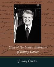 Cover of: State of the Union Addresses of Jimmy Carter by Jimmy Carter