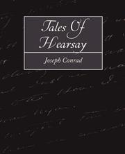 Cover of: Tales Of Hearsay by Joseph Conrad
