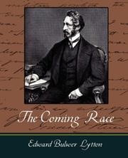 Cover of: The Coming Race - Lytton by Edward Bulwer Lytton, Baron Lytton