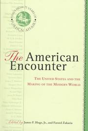 Cover of: The American encounter by edited by James F. Hoge, Jr. and Fareed Zakaria.