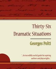 Cover of: 36 Dramatic Situations - Georges Polti