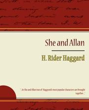 Cover of: She and Allan by H. Rider Haggard