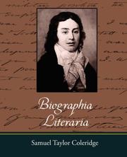 Cover of: Biographia Literaria by Samuel Taylor Coleridge