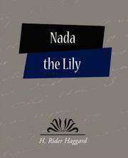 Cover of: Nada the Lily by H. Rider Haggard