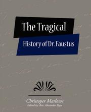 Cover of: The Tragical History of Dr. Faustus