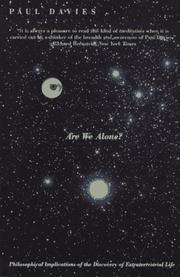 Cover of Are we alone?
