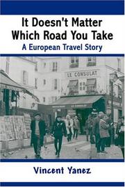 Front cover of It Doesn't Matter Which Road You Take by Vincent Yanez