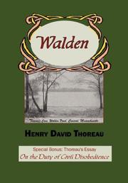 Cover of: Walden with Thoreau's Essay "On the Duty of Civil Disobedience"