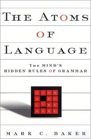 The Atoms of Language by Mark C. Baker