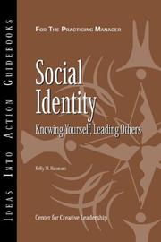 Cover of: Social Identity: Knowing Yourself, Knowing Others
