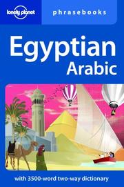 Cover of: Lonely Planet Egyptian Arabic Phrasebook: Arabic and English (Lonely Planet Phrasebooks)