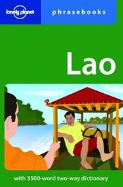 Lonely Planet Lao Phrasebook (Lonely Planet Lao  Phrasebook)