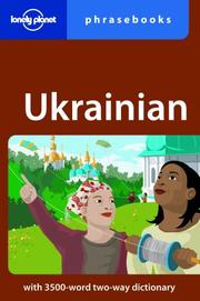 Cover of: Lonely Planet Ukrainian Phrasebook
