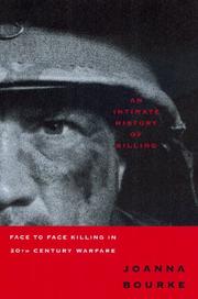 Cover of: An Intimate History of Killing by Joanna Bourke