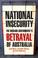 Cover of: National Insecurity