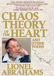 Cover of: Chaos Theory of the Heart by Lionel Abrahams