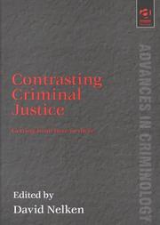 Cover of: Contrasts in Criminal Justice (Advances in Criminology)