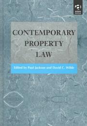 Cover of: Contemporary Property Law