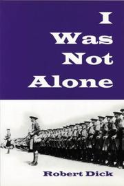 Cover of: I Was Not Alone