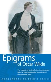 Cover of: Epigrams