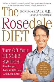 Cover of: The Rosedale Diet by Ron Rosedale, Carol Colman