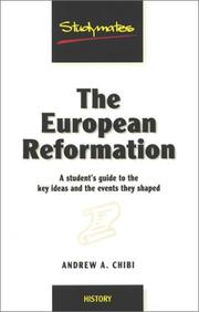 Cover of: European Reformation: Student's Guide to the Key Ideas & the Events They Shaped (Studymates)