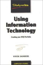 Cover of: Using Information Technology: Creating an Effective Nvq Portfolio (Studymates)