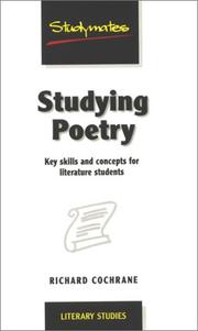 Studying Poetry by Richard Cochrane