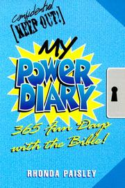 Cover of: My Power Diary