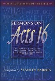 Cover of: Sermons on Acts 16 (Best Loved Texts of the Bible)