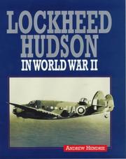 Cover of: Lockheed Hudson in World War II by Andrew Hendrie