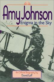 Cover of: Amy Johnson: Enigma in the Sky