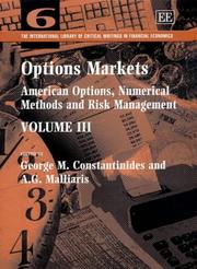 Cover of: Options Markets (The International Library of Critical Writings in Financial Economics series)