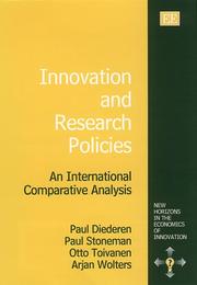 Cover of: Innovation and Research Policies: An International Comparative Analysis (New Horizons in the Economics of Innovation)