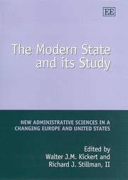 Cover of: The Modern State and Its Study: New Administrative Sciences in a Changing Europe and United States