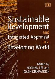 Cover of: Sustainable Development and Integrated Appraisal in a Developing World