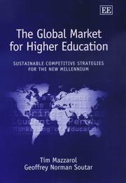 Cover of: The Global Market for Higher Education: Sustainable Competitive Strategies for the New Millennium (Elgar Monographs)