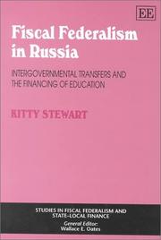 Fiscal Federalism in Russia by Kitty Stewart