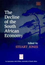 Cover of: The Decline of the South African Economy by Stuart Jones