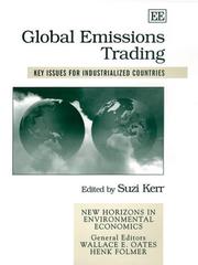 Cover of: Global Emissions Trading  | Suzi Kerr