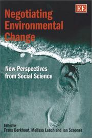 Cover of: Negotiating Environmental Change: New Perspectives from Social Science