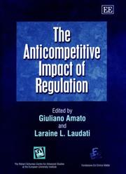 Cover of: The Anticompetitive Impact of Regulation